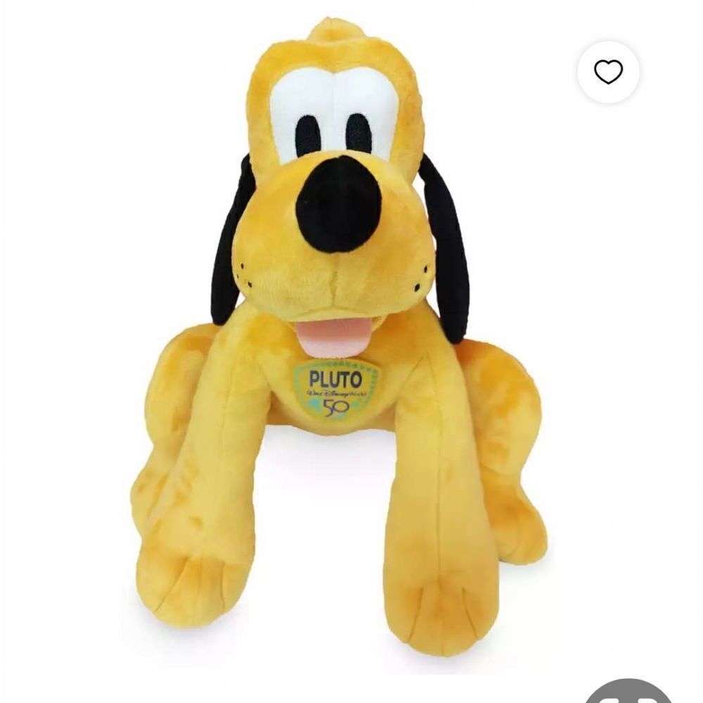 Disney Pluto 50th Anniversary Series Plush NWT